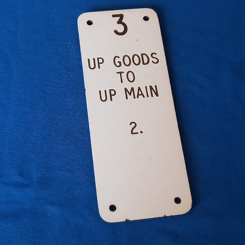 Vintage railway sign up - vintage, 'up