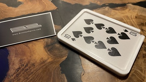 Playing card aligner jig - playing, –