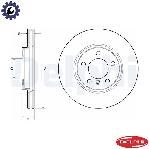 Brake disc bg4771c - brake,