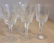 Royal Doulton Full Lead Crystal Wine Glasses – Set of 4 – Made in England