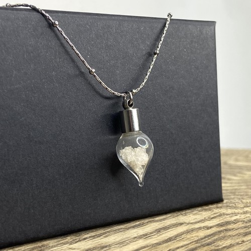 Stainless steel glass teardrop