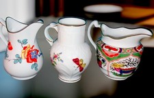 3 Royal Worcester sauce jugs