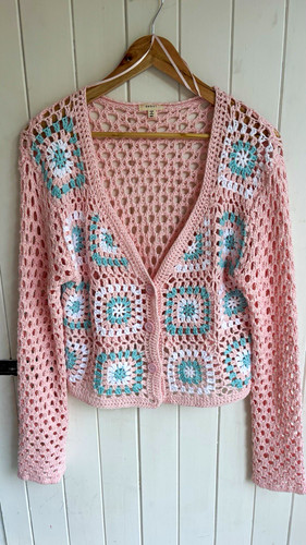 Debut women pink - pink, crochet