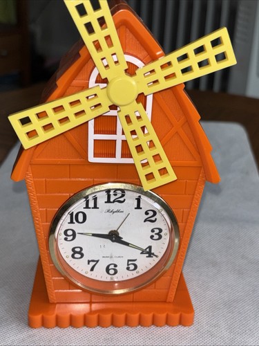 Vintage rhythm clock with - rhythm,