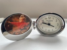 Wm Widdup Quartz Travel Alarm Clock in Chrome Case 9192