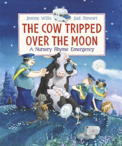 The cow tripped over - cow, moon
