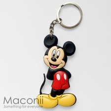 Mickey Mouse Keyring - Walt Disney Mascot Cartoon Rubber Phone Charm Strap