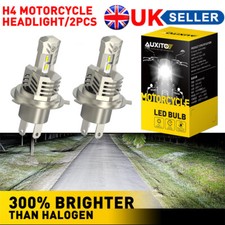 2x H4 HS1 LED Motorcycle