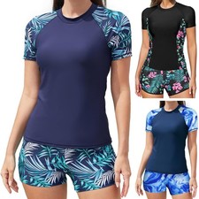 Womens Rash Guard Swimsuit