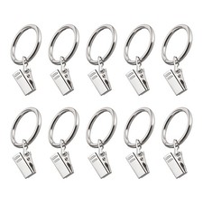 25mm Curtain Rings with Clips-