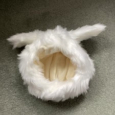 BNWOT EskimoKids Rabbit White Faux Fur Lined Hat, Toddler