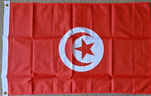 Tunisian national flag 3ft x - tunisian,
