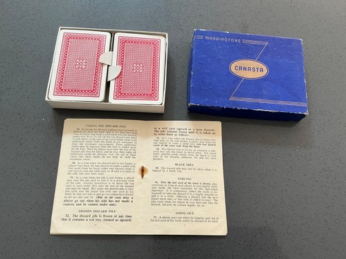 Vintage waddingtons canasta - vintage, in