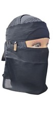 one layer niqab double elastic