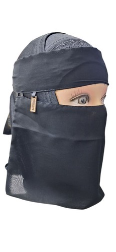 One layer niqab double elastic - one,