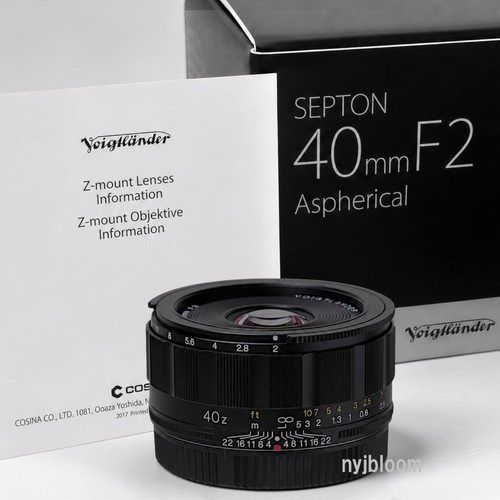 New voigtlander septon 40mm - new,