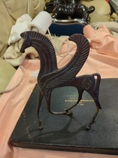 Beautiful Antique Bronze Greek Pegasus Horse Statue Figure
