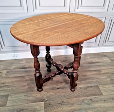 Antique Turned Hall Table -