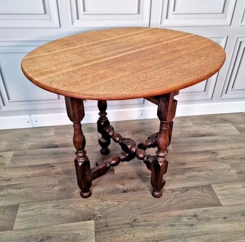Antique turned hall - hall, table