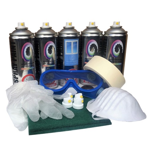 Spray paint pvc kit - spray,