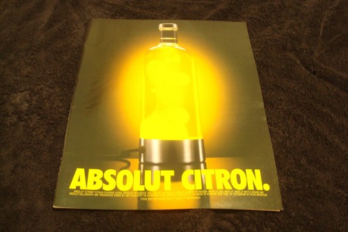 Absolut citron 1999 - citron, ad