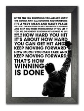 Rocky balboa boxer black and - rocky,