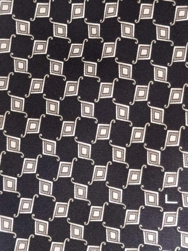Lancel silk tie - lancel, black