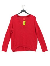 Miss By Captain Tortue Women's Jumper XXL Red Acrylic