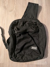 Diesel Crossbody Rucksack Black Diesel Spare Parts