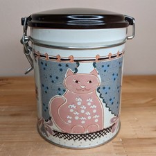 Vintage Cat Coffee Tin