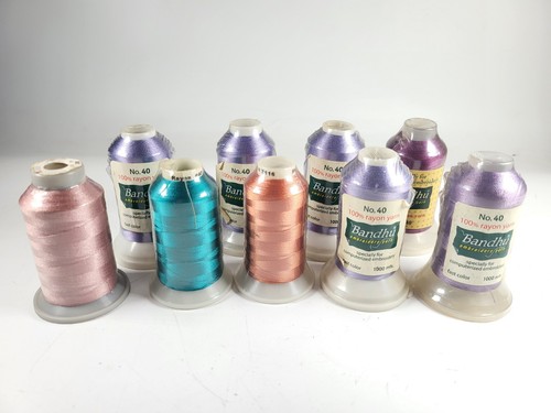 Mixed brand embroidery thread - mixed,