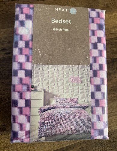 Next glitch double bed set - next,