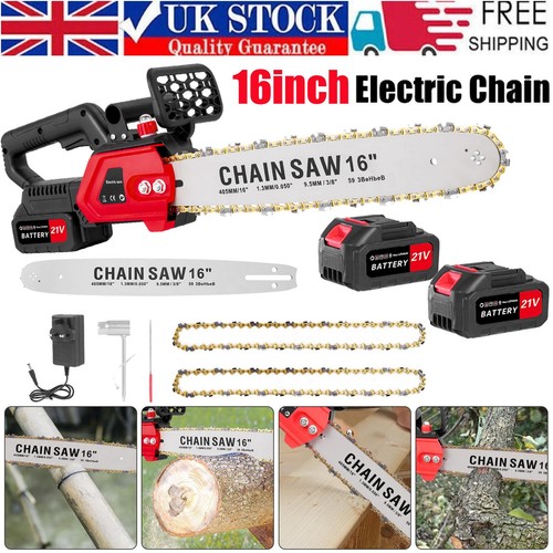 Cordless electric chainsaw - 16",