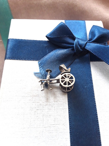 Silver charm chinese - charm, man