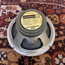 Vintage 1973 Celestion Greenback G12M 25w 16ohm T1221 12" Speaker Driver 1970s