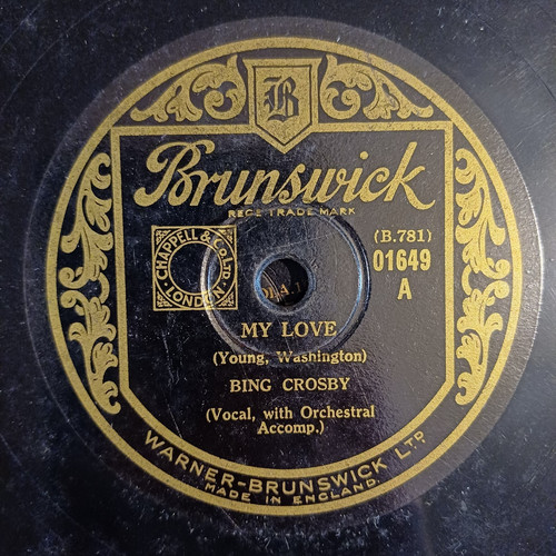 Bing crosby love brunswick - crosby,