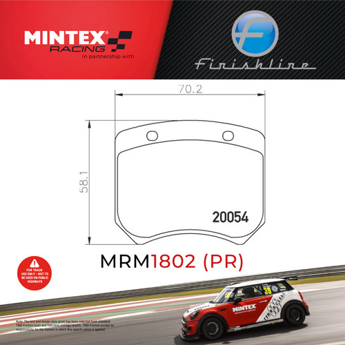 Mintex racing brake pads - racing,