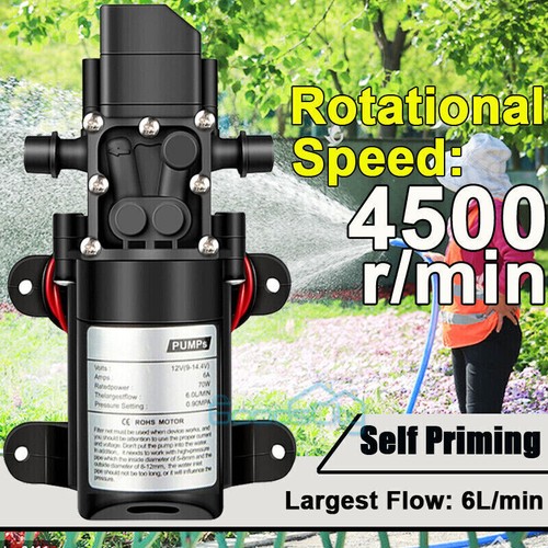 12v water pump 130psi self - water,