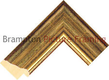 40mm Wide Gold Reverse Wood