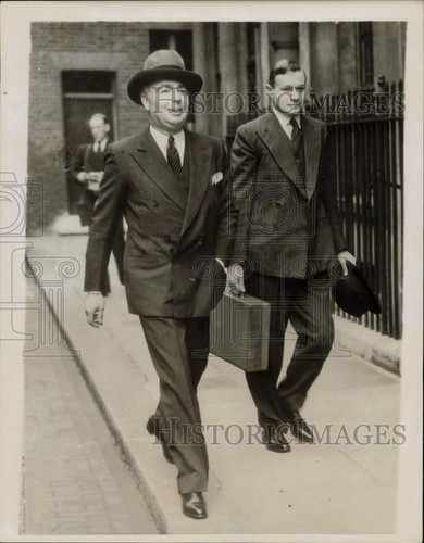 1938 press photo - press, war