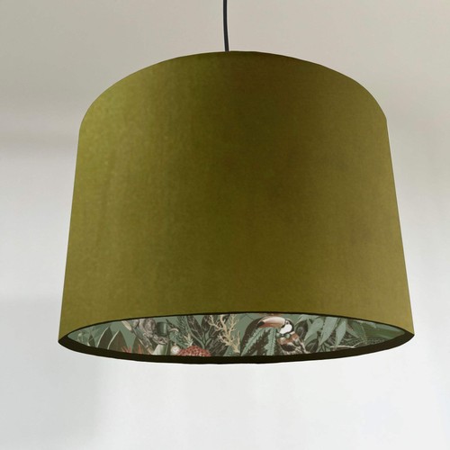 Olive green velvet wonderland