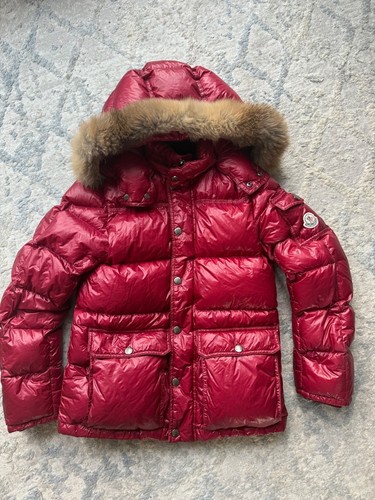 Moncler red puffer jacket with - puffer,
