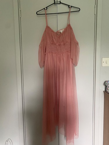 Dress pink gauze miss - dress,