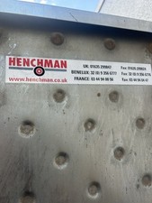 Henchman Hedge Ladders Used In Great Condition With Wheels As Well