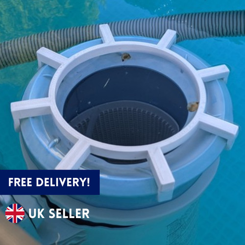 Swimming pool skimmer - skimmer, cover