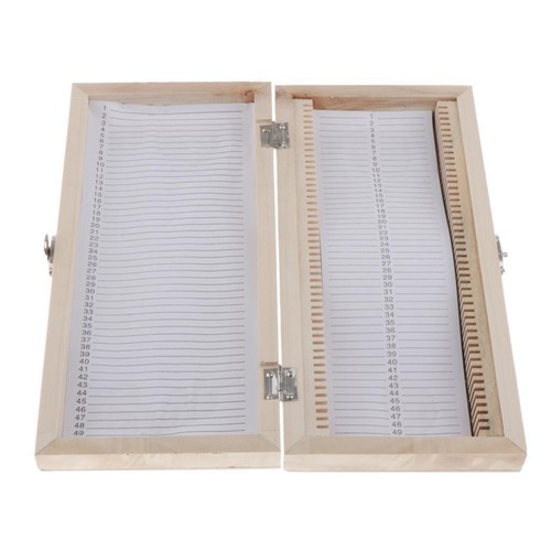 Slide storage wooden box - slide,