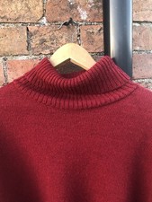Beaumont Organic Autumn Red Wool Jumper One Size 