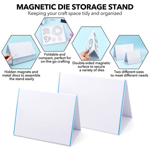 Magnetic die storage stand - die,