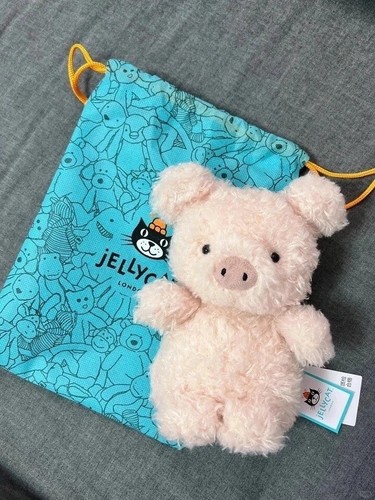 New jellycat little pig - little,