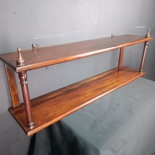 Antique Mahogany Wall Shelf
